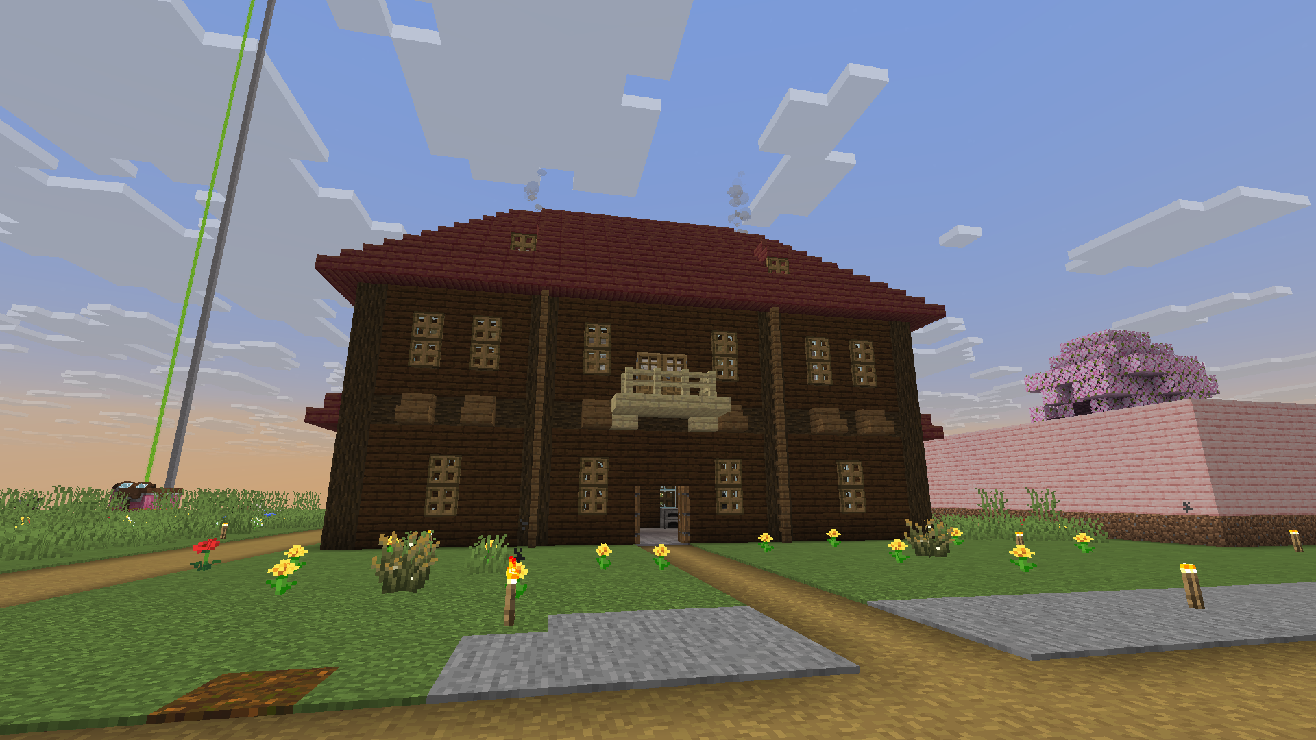 An early 19th century oak manor house